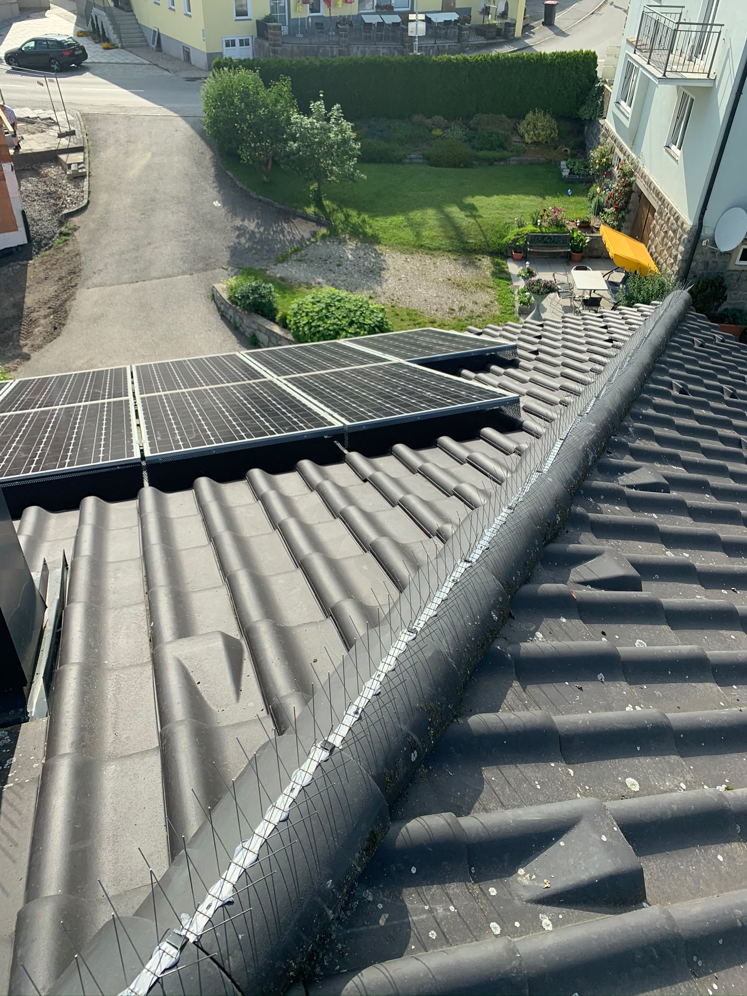 Taubenschutz für PV-Anlagen Beispiel 3