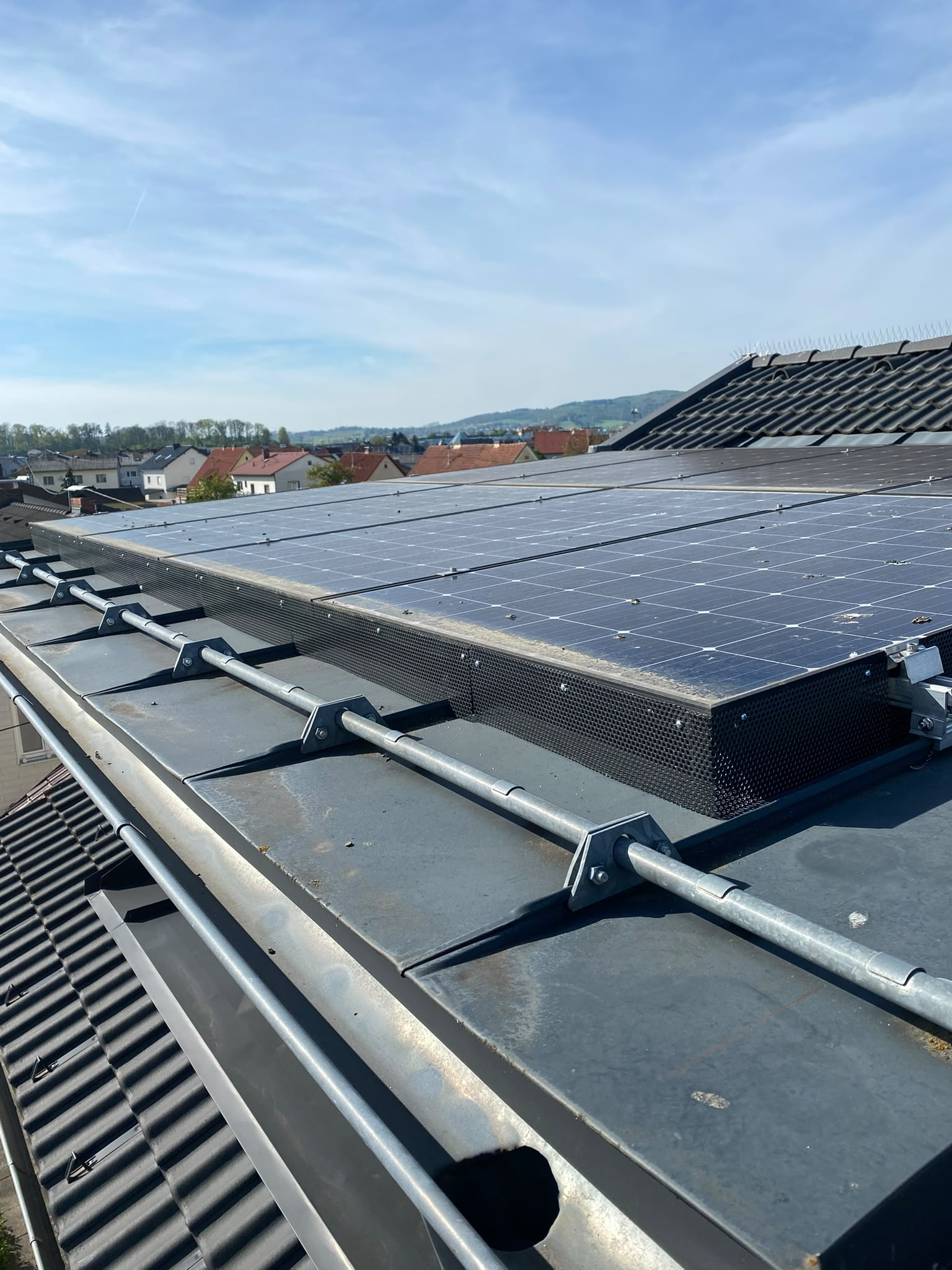 Taubenschutz für PV-Anlagen Beispiel 4